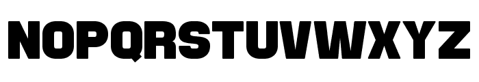 Crunch Regular Font UPPERCASE