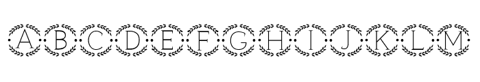 Cruncho Monogram Font LOWERCASE