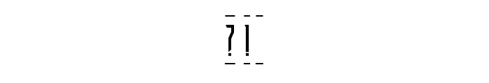 Crusader Regular Font OTHER CHARS