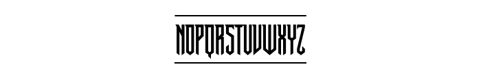 Crusader Regular Font LOWERCASE