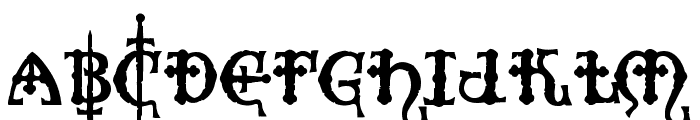 CrusadesAlternate Font UPPERCASE