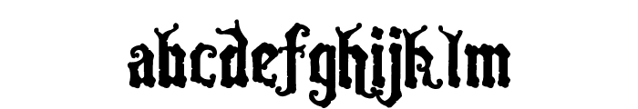 CrusadesAlternate Font LOWERCASE