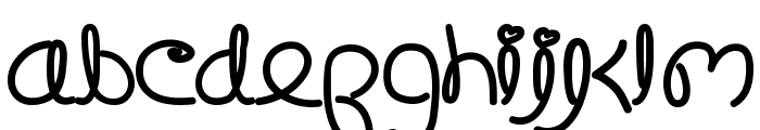 Crushed Out Girl Sharpie Font LOWERCASE