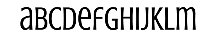 Crushed Font LOWERCASE