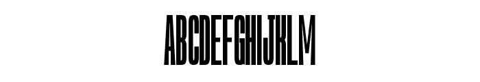 Crusher Regular Font UPPERCASE