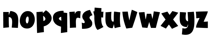CrushyBlackDemo Font LOWERCASE