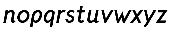 Crusoe Text Bold Italic Font LOWERCASE