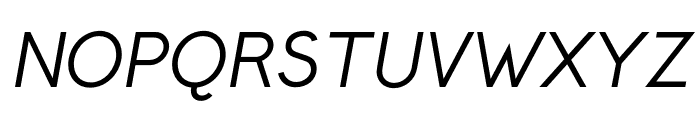 CrusoeText-Italic Font UPPERCASE