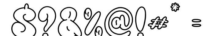 Crustte Bubbly Font OTHER CHARS