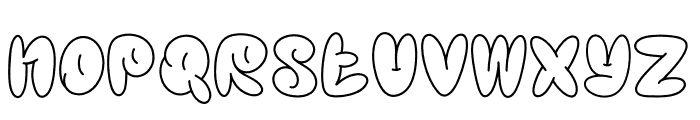 Crustte Bubbly Font LOWERCASE