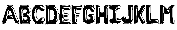 Cry_Baby Font UPPERCASE