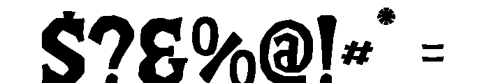 Crypt Keeper Font OTHER CHARS