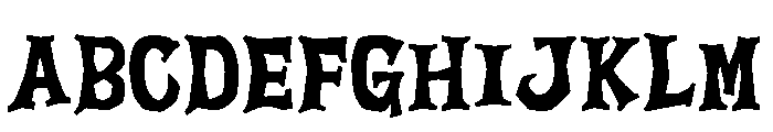 Crypt Keeper Font UPPERCASE