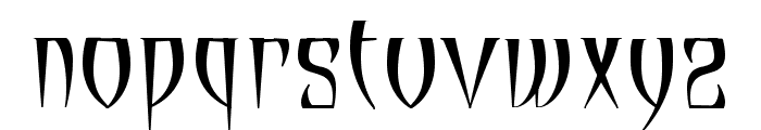 Cryptik Font LOWERCASE