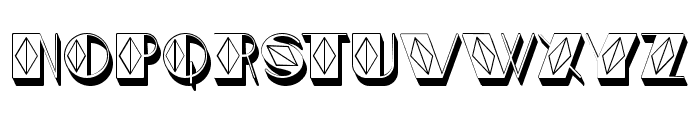 Crystal Hollow Regular Font UPPERCASE