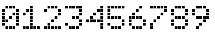 ?cran monochrome / monochrome display Regular Font OTHER CHARS