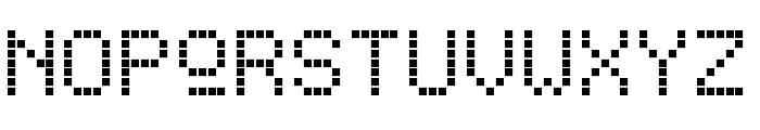 ?cran monochrome / monochrome display Regular Font UPPERCASE