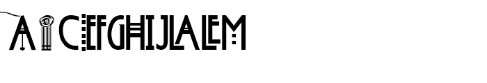 CRM American Horror Font LOWERCASE
