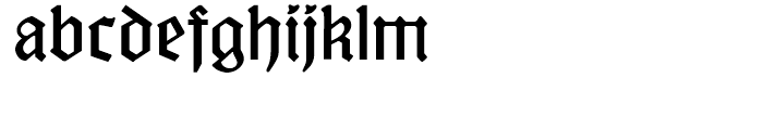 Cranach Regular Font LOWERCASE