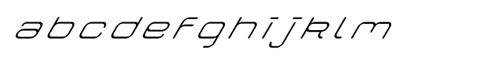 Crealab Light Italic Font LOWERCASE