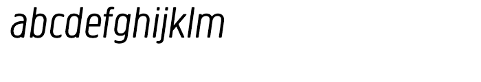 Creighton Light Italic Font LOWERCASE
