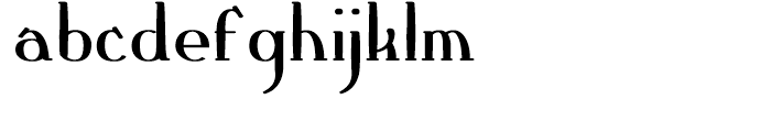 Crewekerne Bold Font LOWERCASE