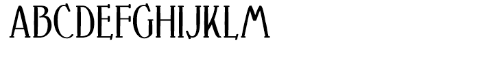 Crewekerne Condensed Bold Font UPPERCASE