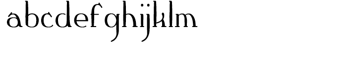 Crewekerne Magna Regular Font LOWERCASE