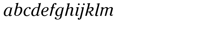 Criterion Italic Font LOWERCASE