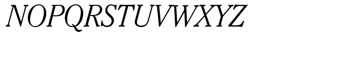 Criterion Light Italic Font UPPERCASE