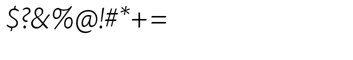 Cronos Light Italic Font OTHER CHARS