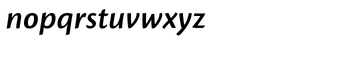 Cronos SemiBold Subhead Italic Font LOWERCASE