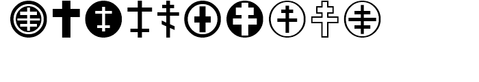 Cross Ornaments Font OTHER CHARS