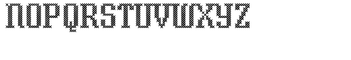 Cross Stitch Classic Font UPPERCASE