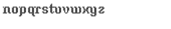 Cross Stitch Classic Font LOWERCASE