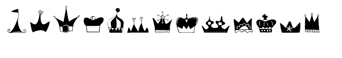 Crowns Regular Font UPPERCASE
