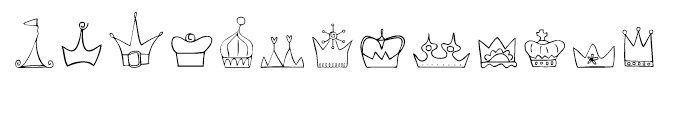 Crowns Regular Font LOWERCASE
