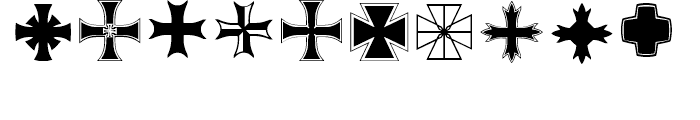 Crucis Ornaments Font OTHER CHARS