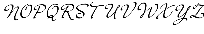 Cruz Script Calligraphic Font UPPERCASE