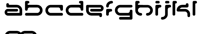Crystopian Bold Font LOWERCASE