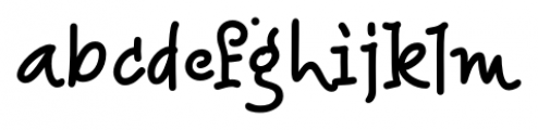 CraigieHalpen Regular Font LOWERCASE