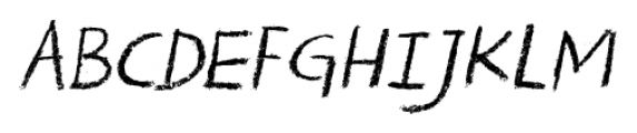 Crayon Crumble Italic Font UPPERCASE