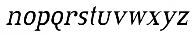 Credit Valley Italic Font LOWERCASE