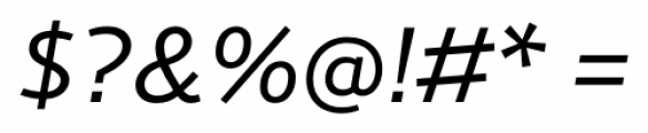 Cresta Italic Font OTHER CHARS