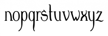 Crewekerne Condensed Font LOWERCASE