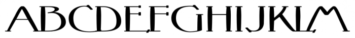 Crewekerne Magna Expanded Bold Font UPPERCASE