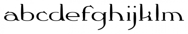 Crewekerne Magna Expanded Font LOWERCASE