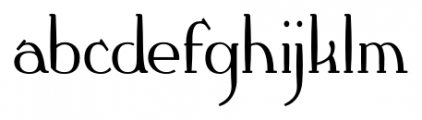 Crewekerne Magna Regular Font LOWERCASE