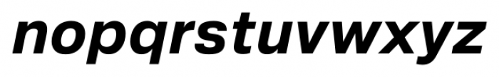 Crique Grotesk Display Bold Italic Font LOWERCASE