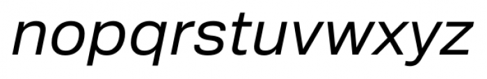 Crique Grotesk Display Italic Font LOWERCASE
